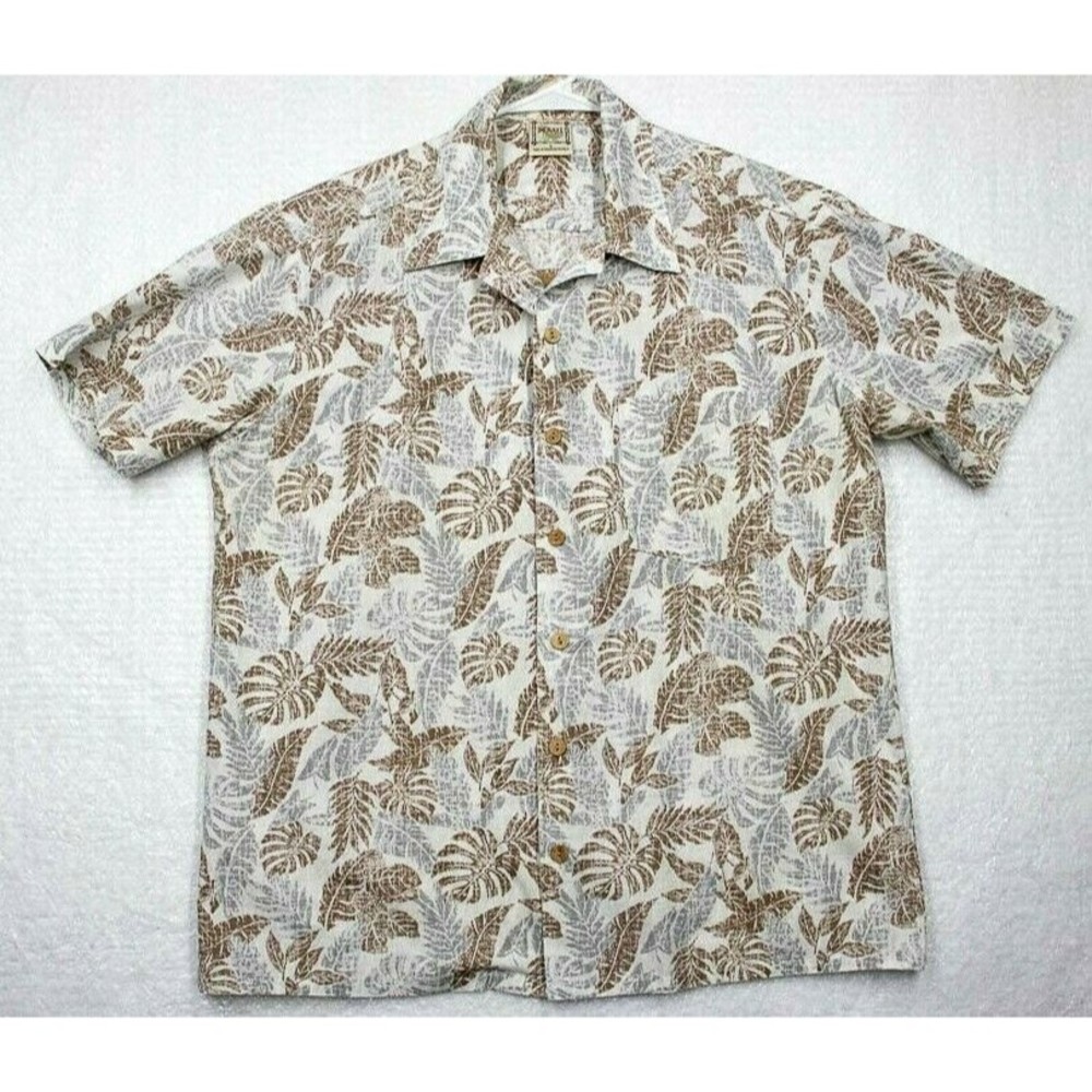 Maui Trading Company Shirt Men's Large Short Sleeve Floral Hawaiian